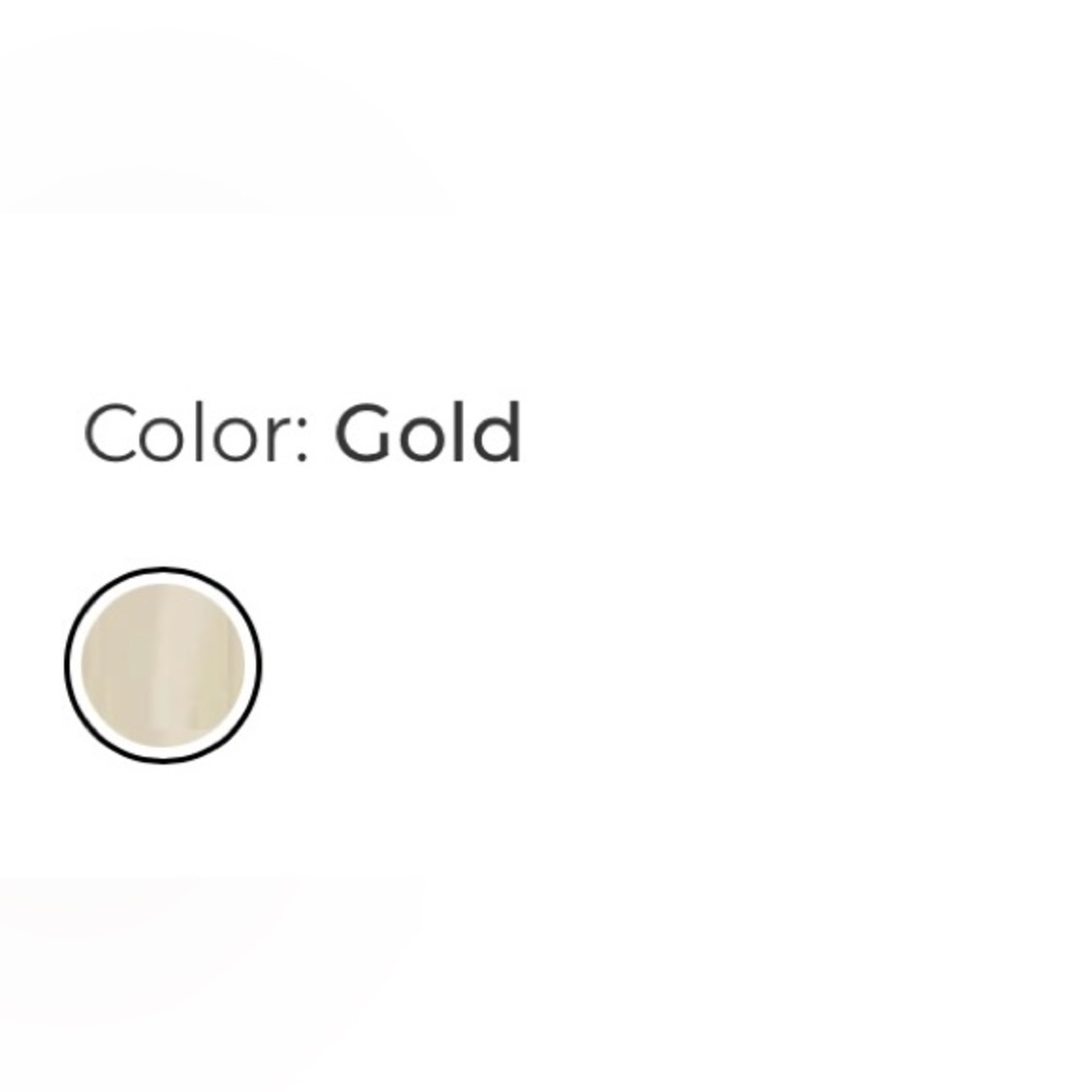 White House Black Market Gold double link drop earring - Picture 8 of 12